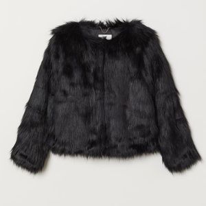 H&M Faux Fur Coat